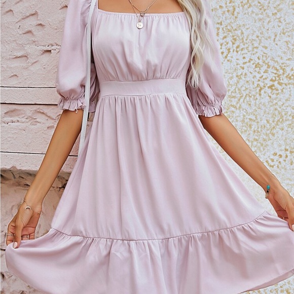 Leopard Print Ruffle Sleeve Dress - Picture 12 of 16